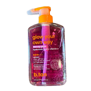 NEW b.tan Glow Your Own Way Clear Self tan Gel